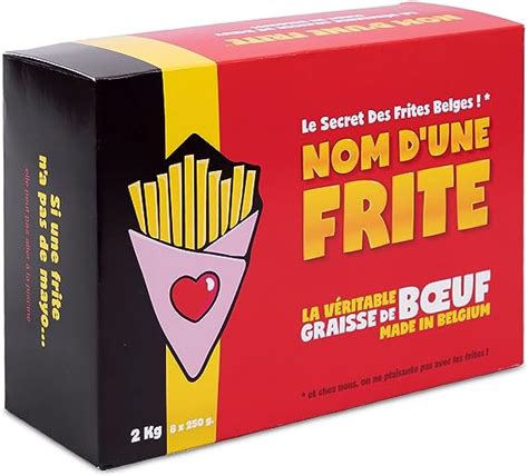 Nom D Une Frite Le Secret Des Frites Belges Graisse De Boeuf Pure