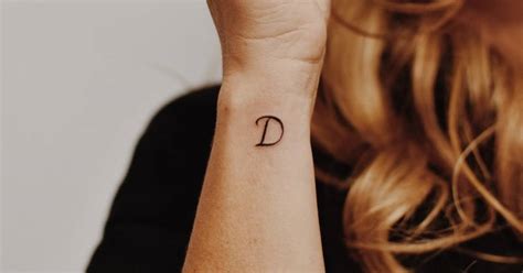 Tatuagem Da Letra D - Fontes De Tatuagem Letra D