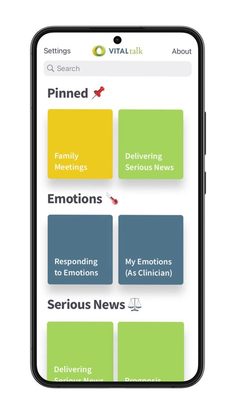 VitalTalk Tips App - VitalTalk