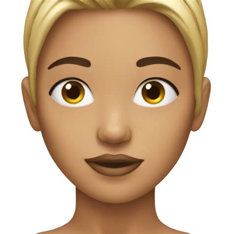 Naked Woman Emoji With Yellow Skin Genmoji Online