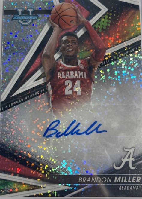 Brandon Miller Bowman S Best University Best Of Autographs