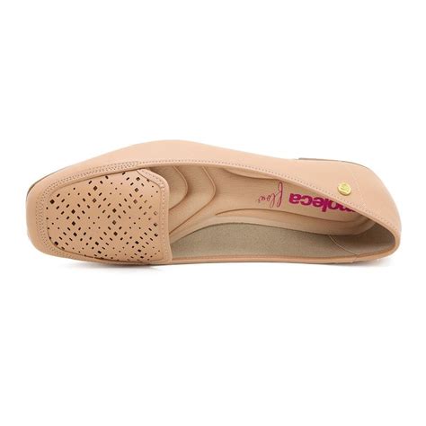 Mocassim Feminino Moleca Nude Bege