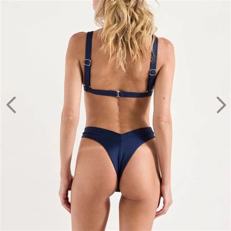 Oneone Swimwear Swim Nwt Oneone Swimwear Deep Blue Bikini Set