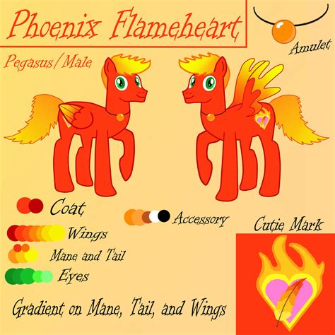 Phoenix Flameheart Reference Sheet By Phoenixfheart On Deviantart