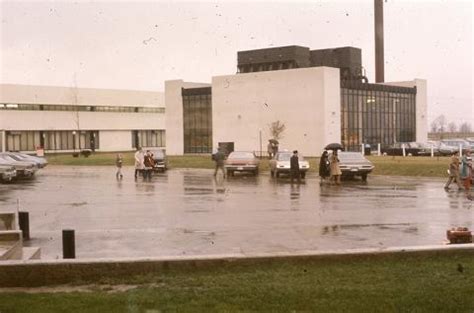 Parking lot in front of power plant : [photograph] - Humber Archives