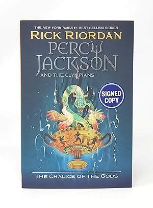 Percy Jackson And The Olympians The Chalice Of The Gods Signed First