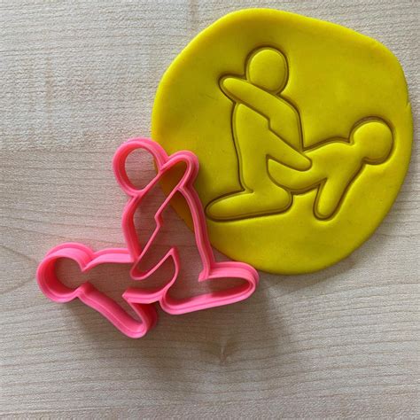 Shoulder Holder Sex Position Cookie Cutter Adult Cookie Set Kamasutra Positions Biscuit Stamp