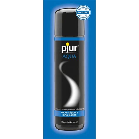 Pjur Aqua 2 Ml Portionsförpackning Med Glidmedel | Megafynd.se
