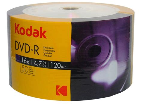 PREMIUM 100 X Kodak DVD R GLOSSY PRINTABLE DVD 16X 4 7GB A Grade Blank