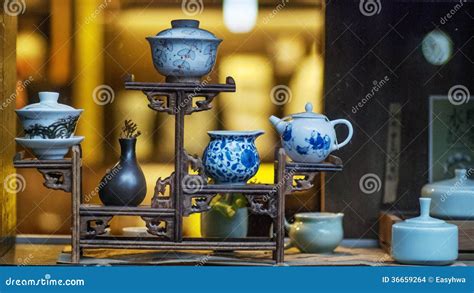 Set Of Ancient Teapots Stock Photo 17568894