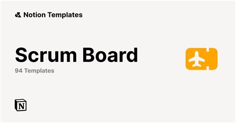 Scrum Templates Notion Marketplace