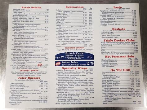 Menu at Bucksport House of Pizza pizzeria, Bucksport