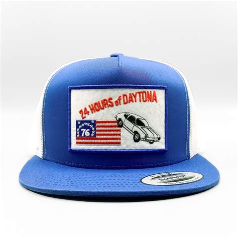 Rolex 24 Hours of Daytona Trucker Hat IMSA Racing Patch, Yupoong 6006