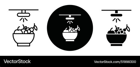 Wash fruits outline icon collection or set Vector Image