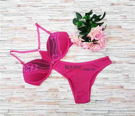 Conjunto Lingerie Calcinha E Suti Direto Da F Brica