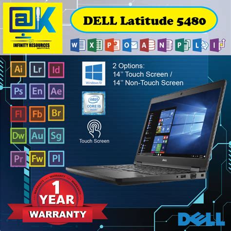 Ready Stock Dell Latitude 5480 Refurbish Laptop 100 Original