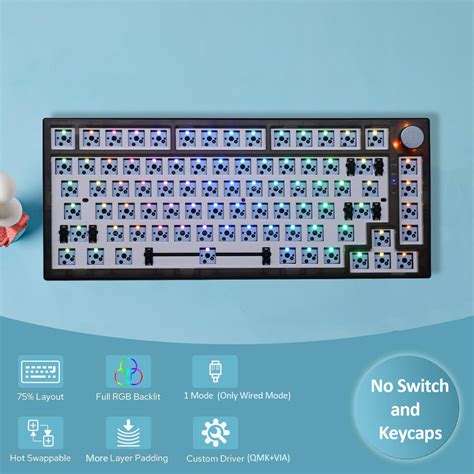 Feker Ik Pro Mechanical Keyboard Gasket Wireless Wired Mode Hot Swap Rgb Keyboard With