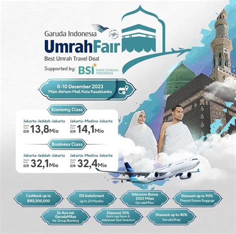 Garuda Indonesia Umrah Travel Fair Telah Digelar Ada Beragam Promo