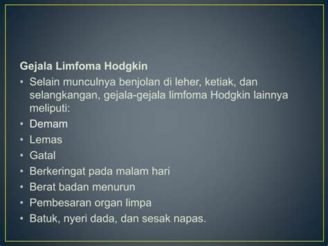 Limfoma Hodgkin Pptx