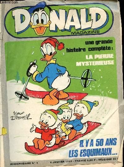 Donald magazine année 1985 Hebdomadaires n1 2 4 à 7 9 10