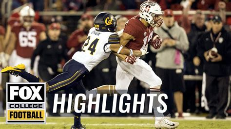 Stanford Vs Cal Highlights Fox College Football Youtube