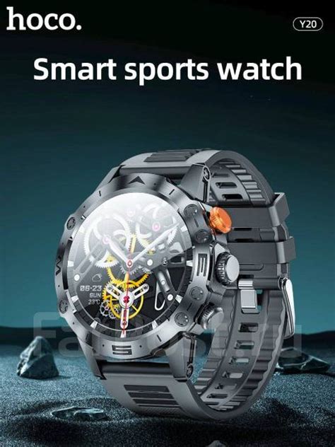 Часы наручные мужские умные смарт Hoco Smart watch Y20, новый, в ...