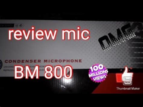 Review Mic Bm 800 Dan Stand Nya YouTube