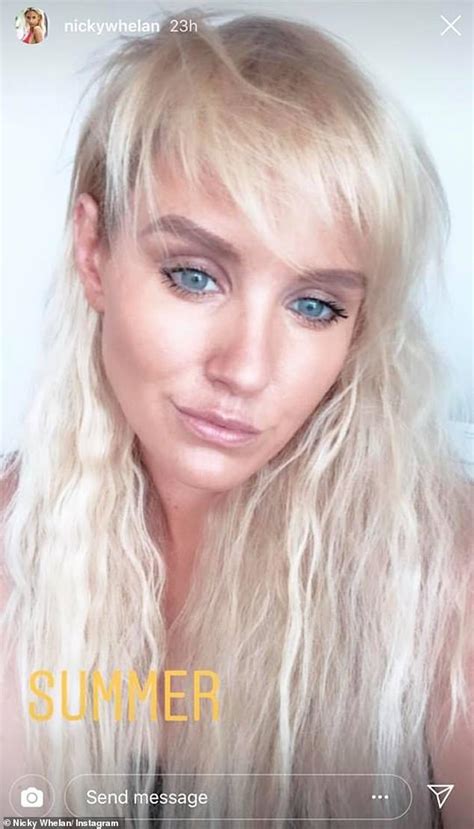 Nicky Whelan Shows Off Her Barbie Doll Body In Skimpy Bikini Daily Mail Online