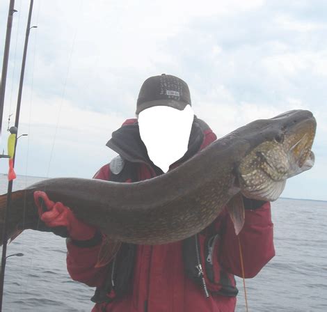 Face effects. Fisherman