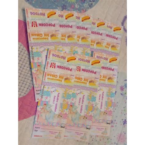 personalized foodparty stub shopee philippines