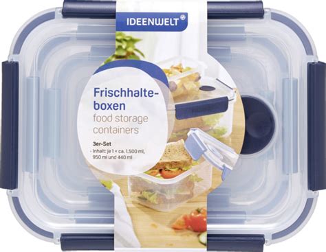 Ideenwelt Er Set Frischhalteboxen Von Rossmann F R Ansehen