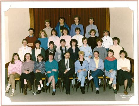 Photo de classe Classe de Seconde de 1986 Lycée Gay Lussac Copains d