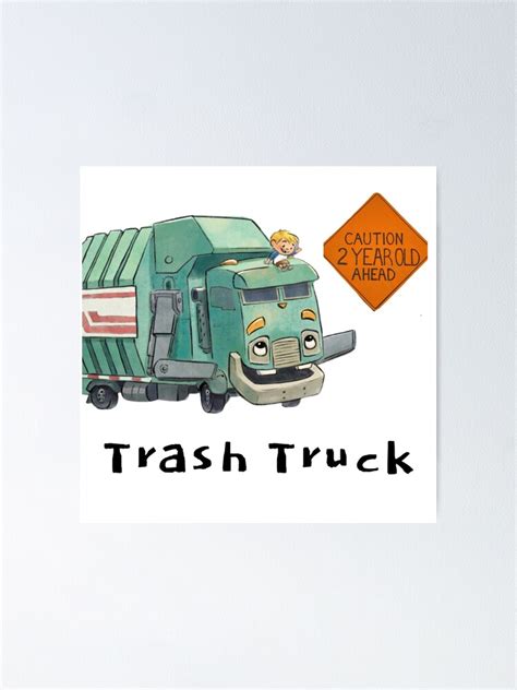 "Trash Truck cartoon Netflix" Poster for Sale by Hr29 | Redbubble