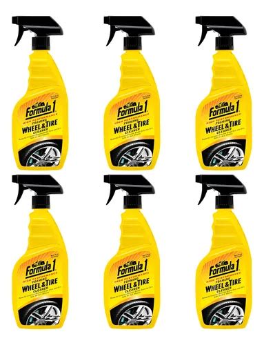 Kit De 6 Limpiadores De Rines Formula 1 23 Oz Blanco Envío Gratis