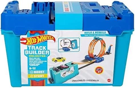 Pista Hot Wheels Track Builder Multi Loop Box Cuotas sin interés