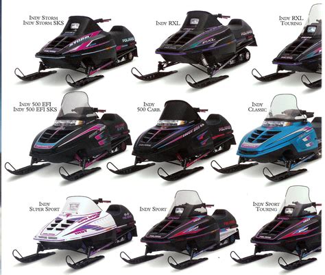 1995 Polaris Brochure Snowmobile Fanatics