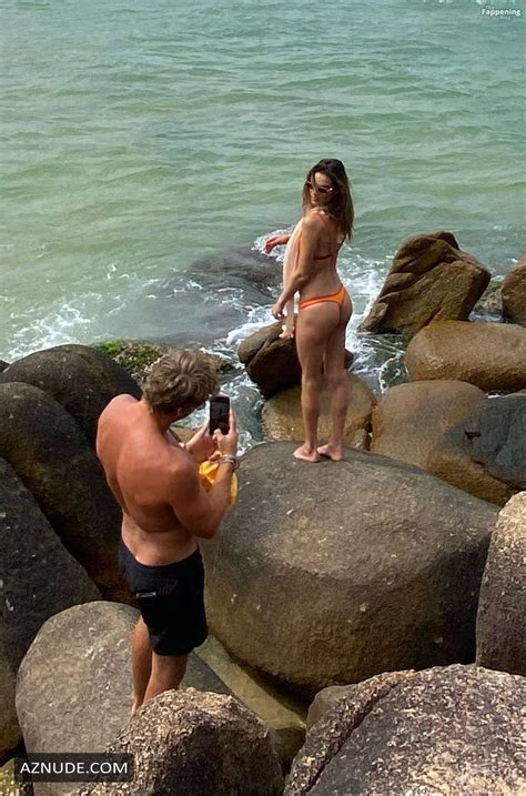 Alessandra Ambrosio Sexy Spotted Showing Off Her Stunning Bikini Body At A Beach In Brazil Aznude