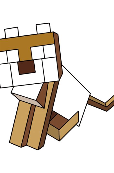 Målarbild Minecraft Pickaxe Måla Online och Skriv ut Gratis