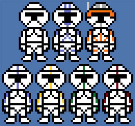 Clone Trooper Pixel Art Fandom