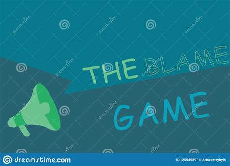 Writing Note Showing The Blame Game Business Photo Showcasing A