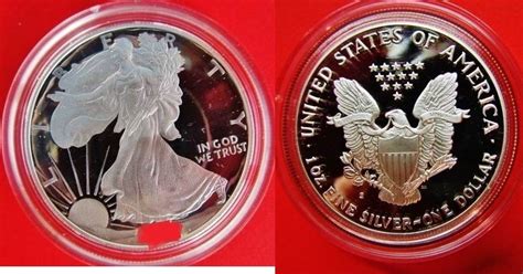 USA 1 Dollar 1986 S American Eagle Silber Silberunze 1 Unze