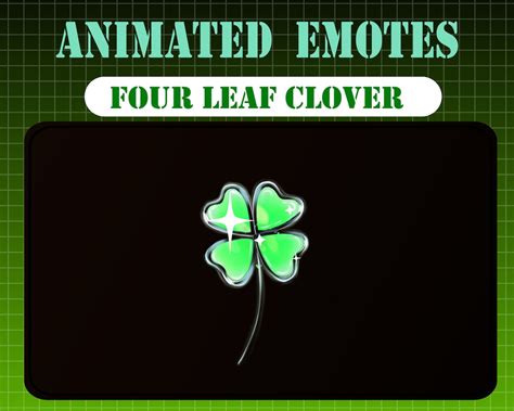 4 Leaf Clover Animated Emotes Animated Twitch Emotes St Patricks Day