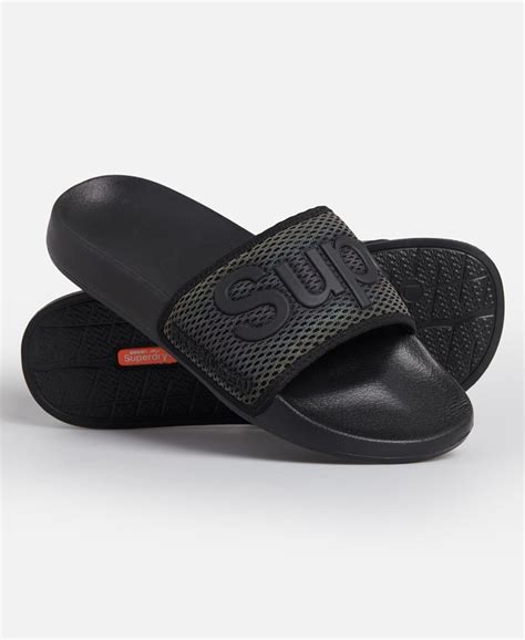 Superdry Mesh Beach Sliders Mens Mens Sliders