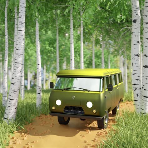 ArtStation - UAZ BUKHANKA 3D