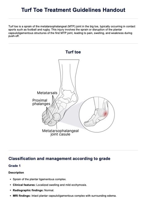 Grade 3 Turf Toe
