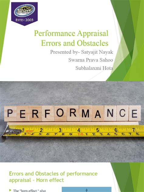 Performance Appraisal Errors and Obstacles-2 | PDF