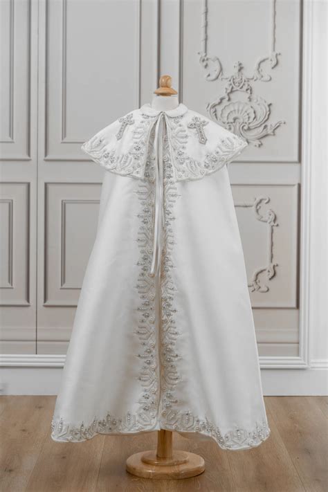 Angelo Cape Boys Christening Gown Selene Atelier