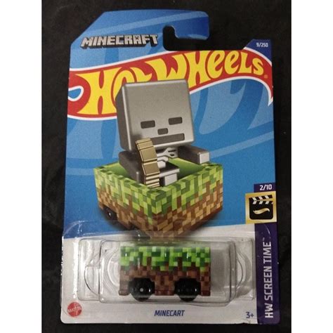 Hot WHEELS MINECRAFT MINECART Shopee Philippines