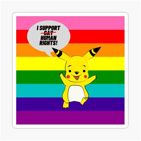 I Support Gay Human Rights I Support Gay Rights Lama Llama Alpaca Cute LGBTQ Sticker By