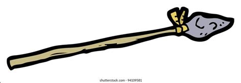 Cartoon Spear Raster Version Stock Illustration 94109581 Shutterstock